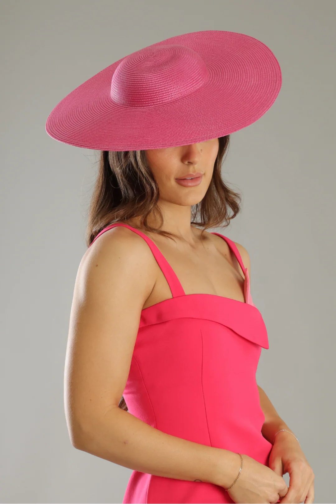 Morgan & Taylor Mona Plate Hat | Bright Pink || PRE-ORDER ETA 27/10/2024