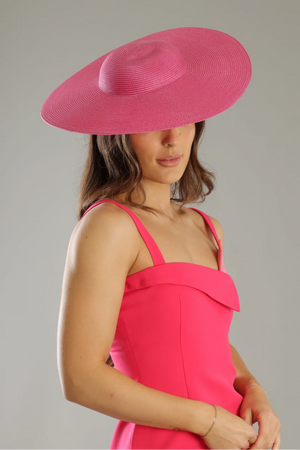 Morgan & Taylor Mona Plate Hat | Bright Pink || PRE-ORDER ETA 27/10/2024