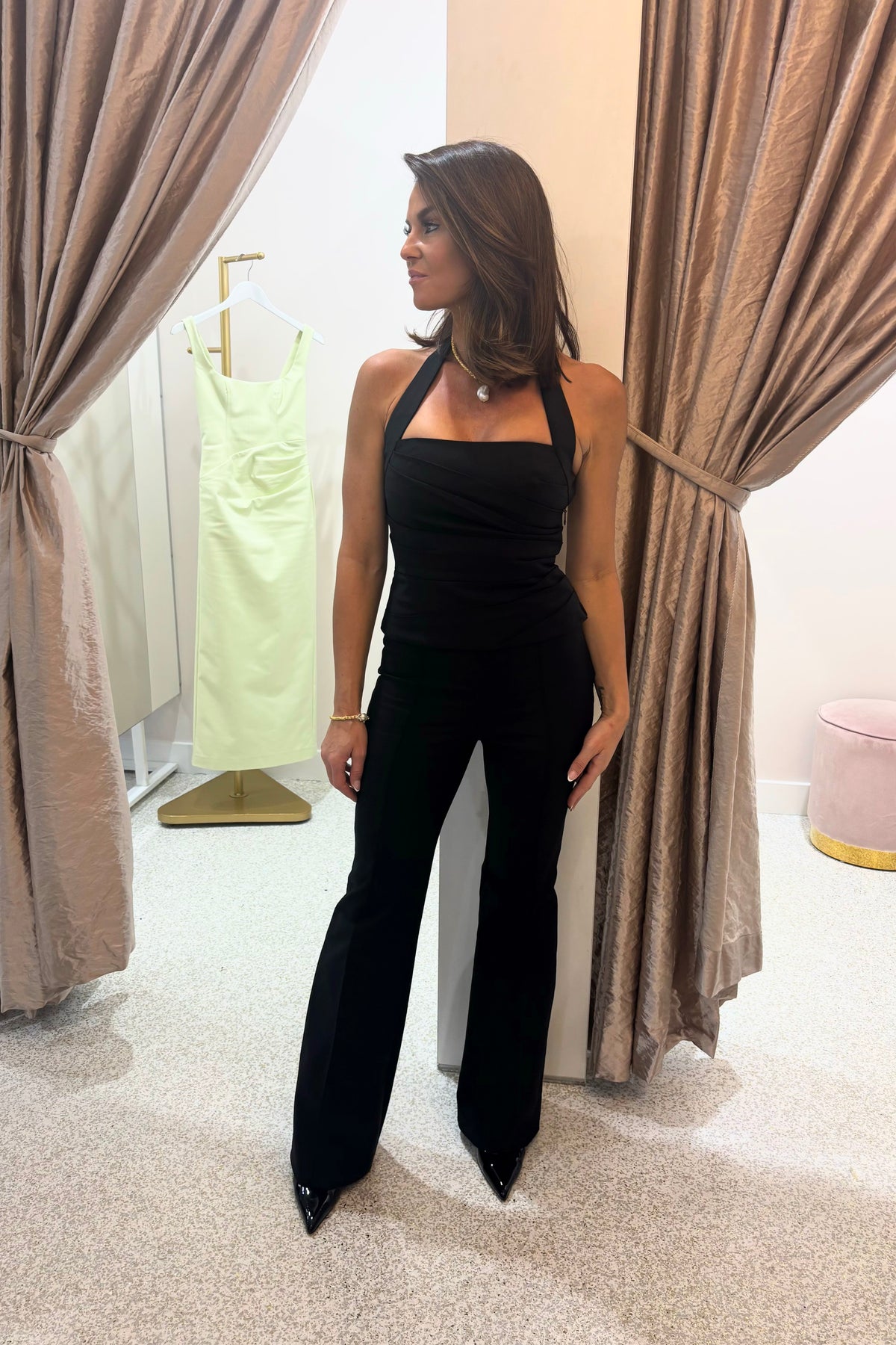 Shona Joy Lani Boot Cut Flared Pant | Black || BEST SELLER / RESTOCKED