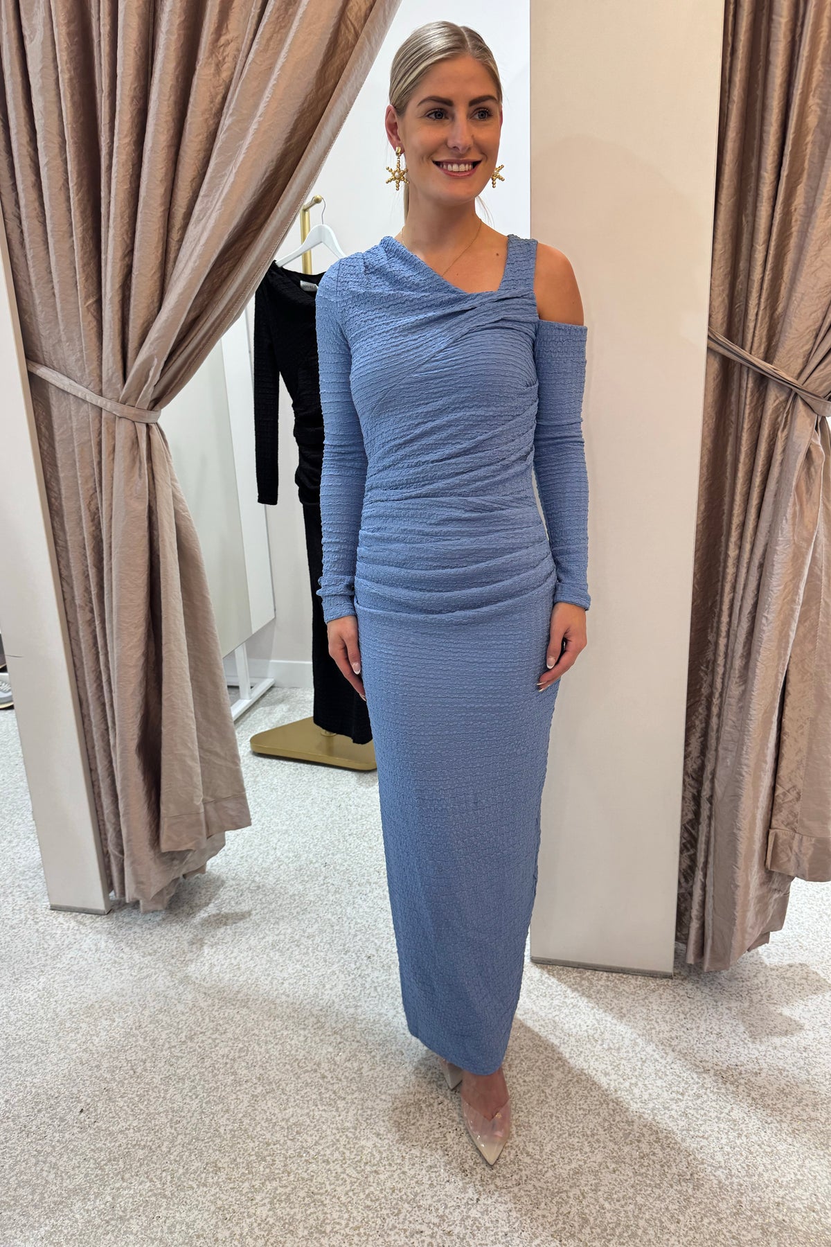 Sovere Solstice Dress | Slate Blue