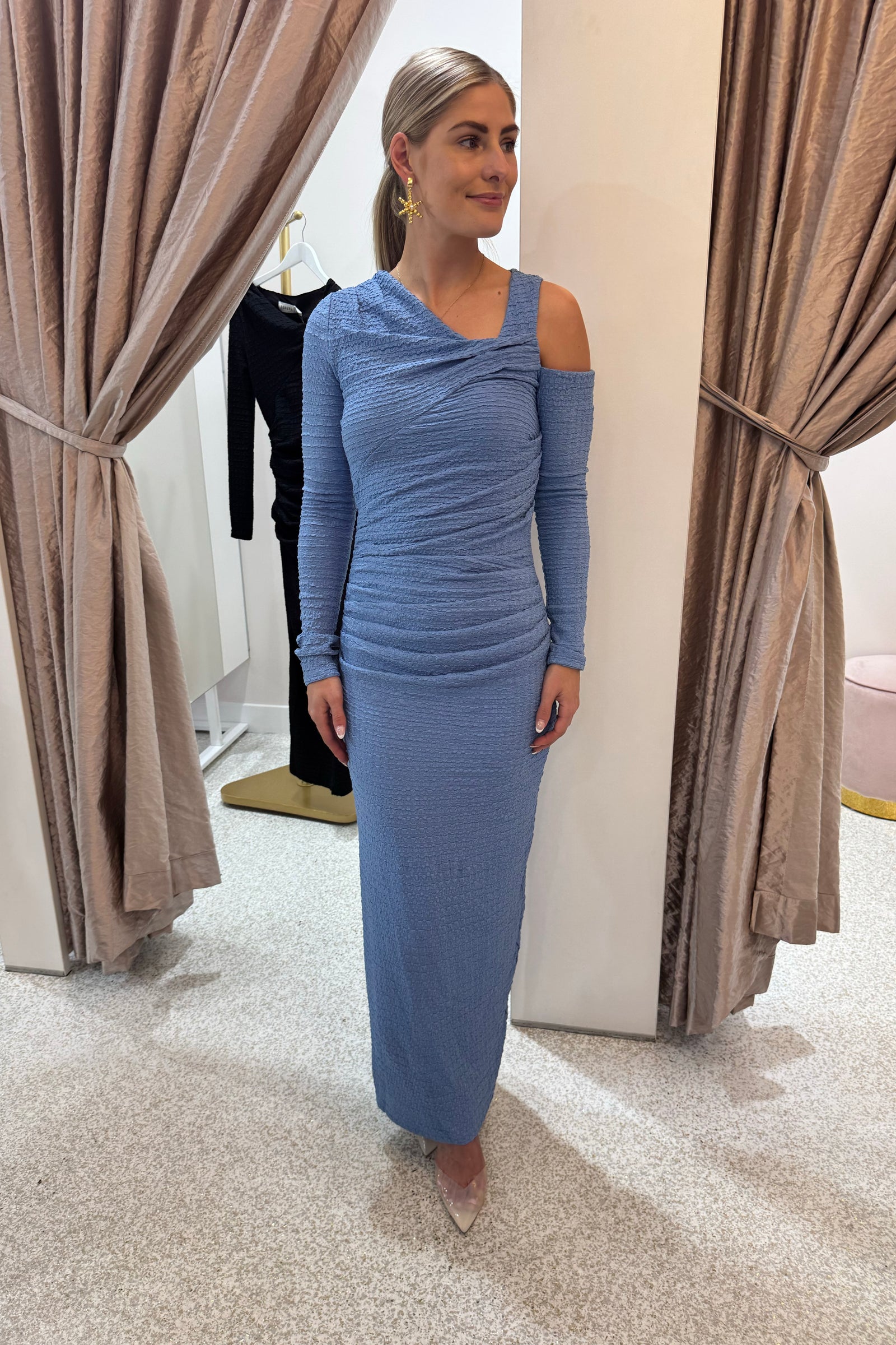 Sovere Solstice Dress | Slate Blue