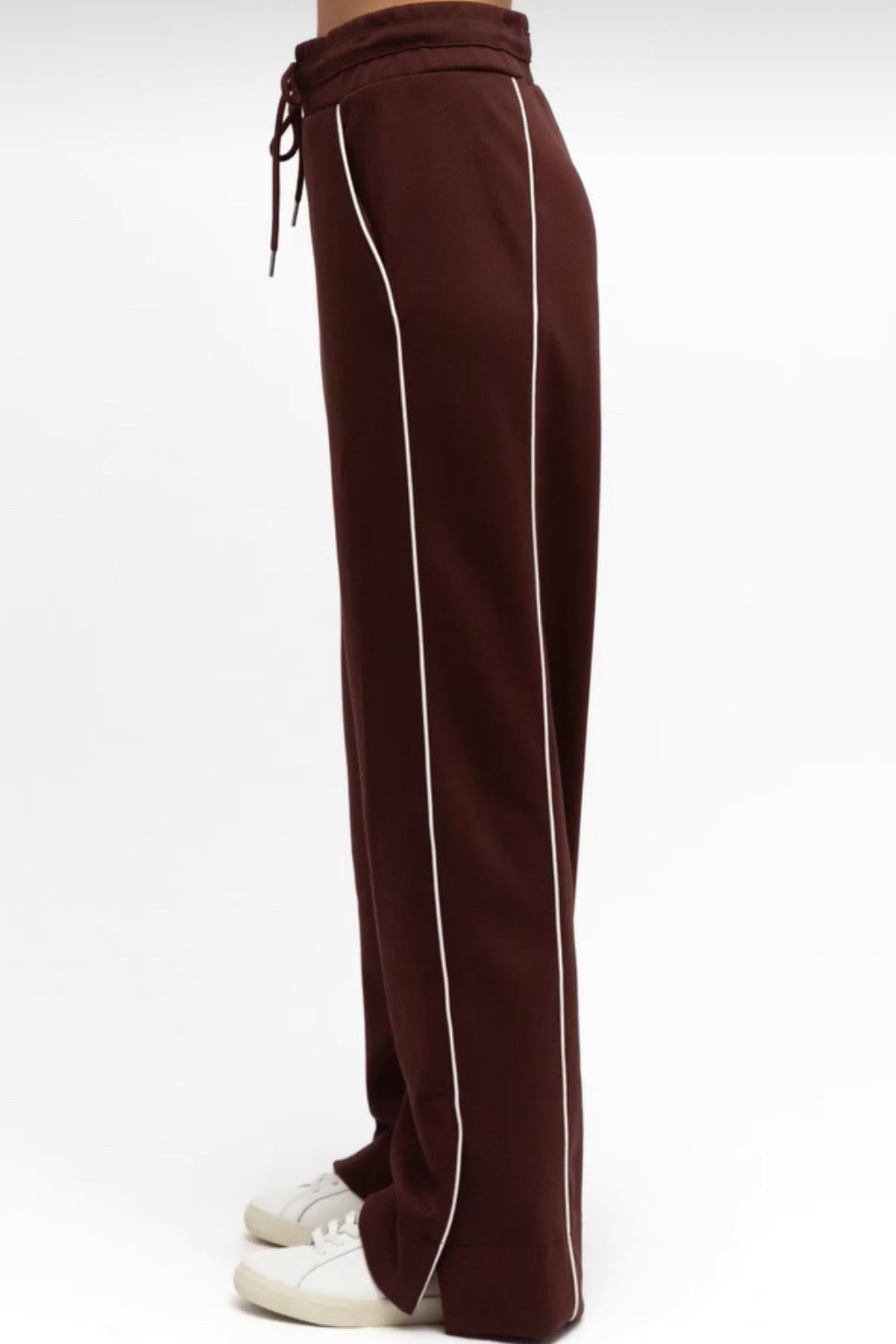 Chosen By Fifi & Annie The Split Hem Track Pant | Chocolate