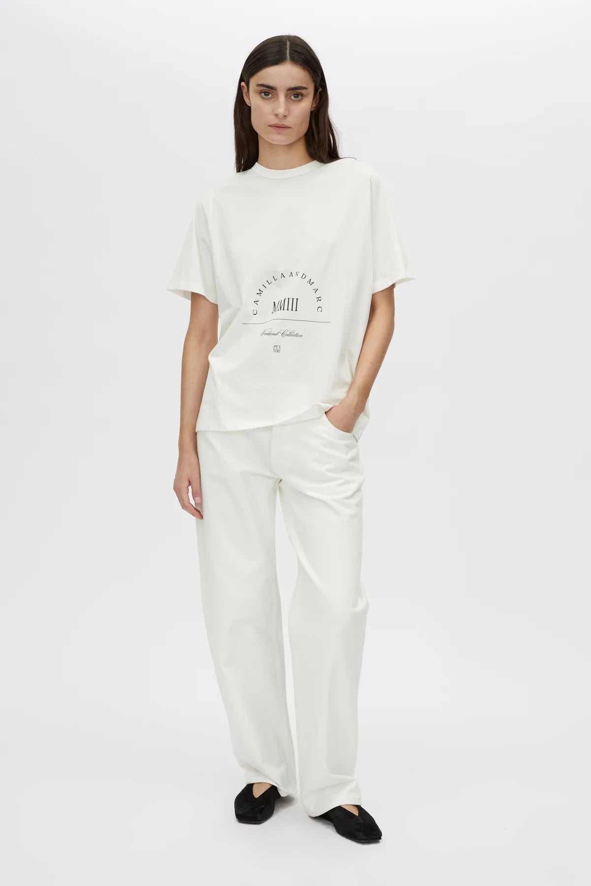 C&M Camilla & Marc Arcturus Graphic Tee | White