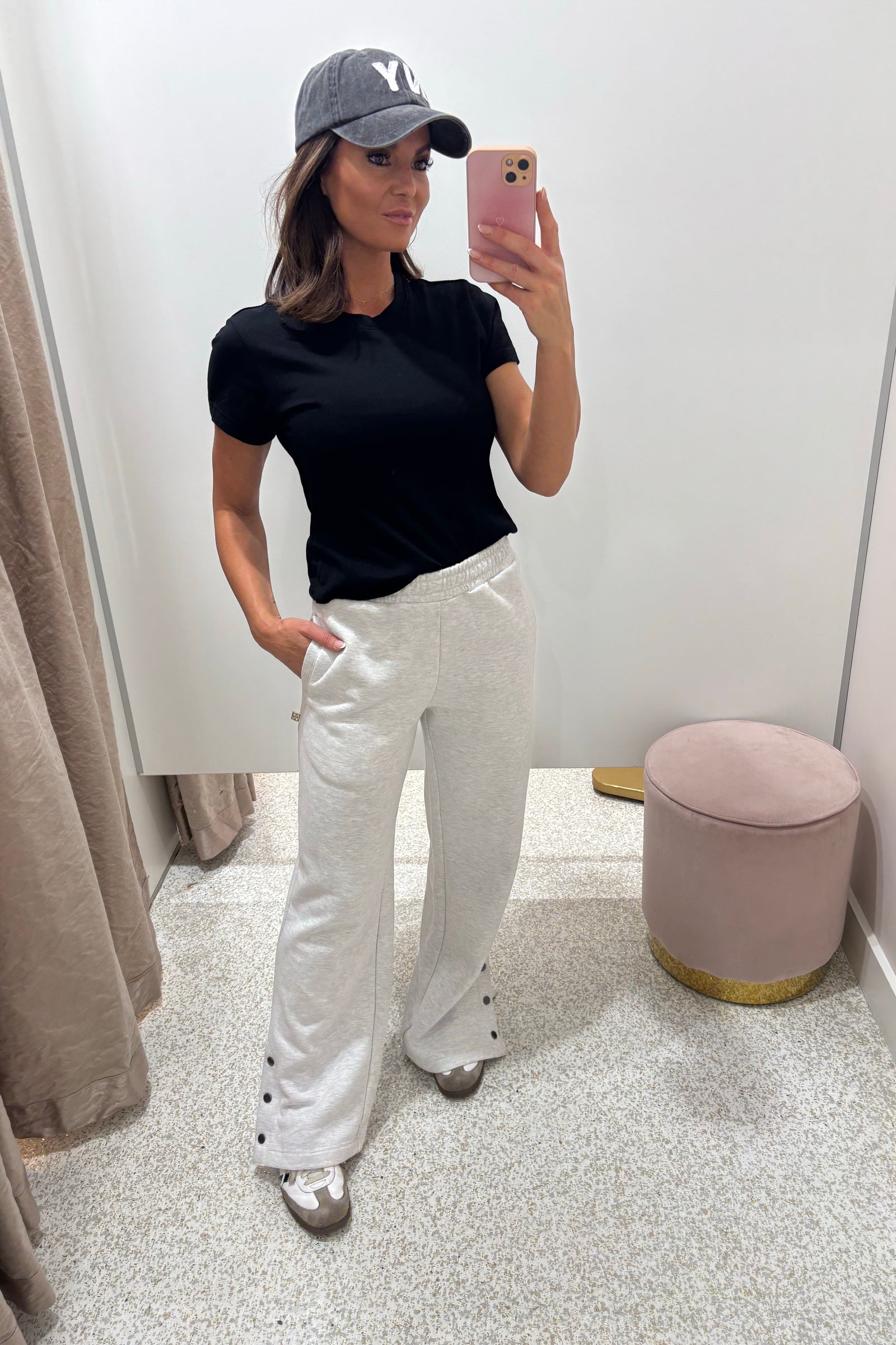 Araminta James Snap Hem Trackpant | Cloud