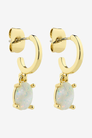 Liberte Emery Gold Opal Earring | Gold