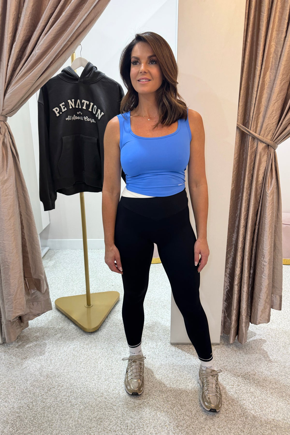 P.E Nation Refine Scoop Tank | Palace Blue