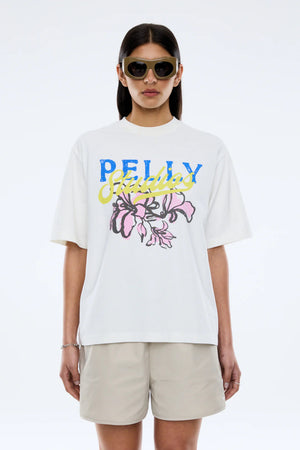 Ena Pelly Floral Tee | Vintage White || USE CODE: SAVE50 ( FINAL SALE _ NO RETURNS)
