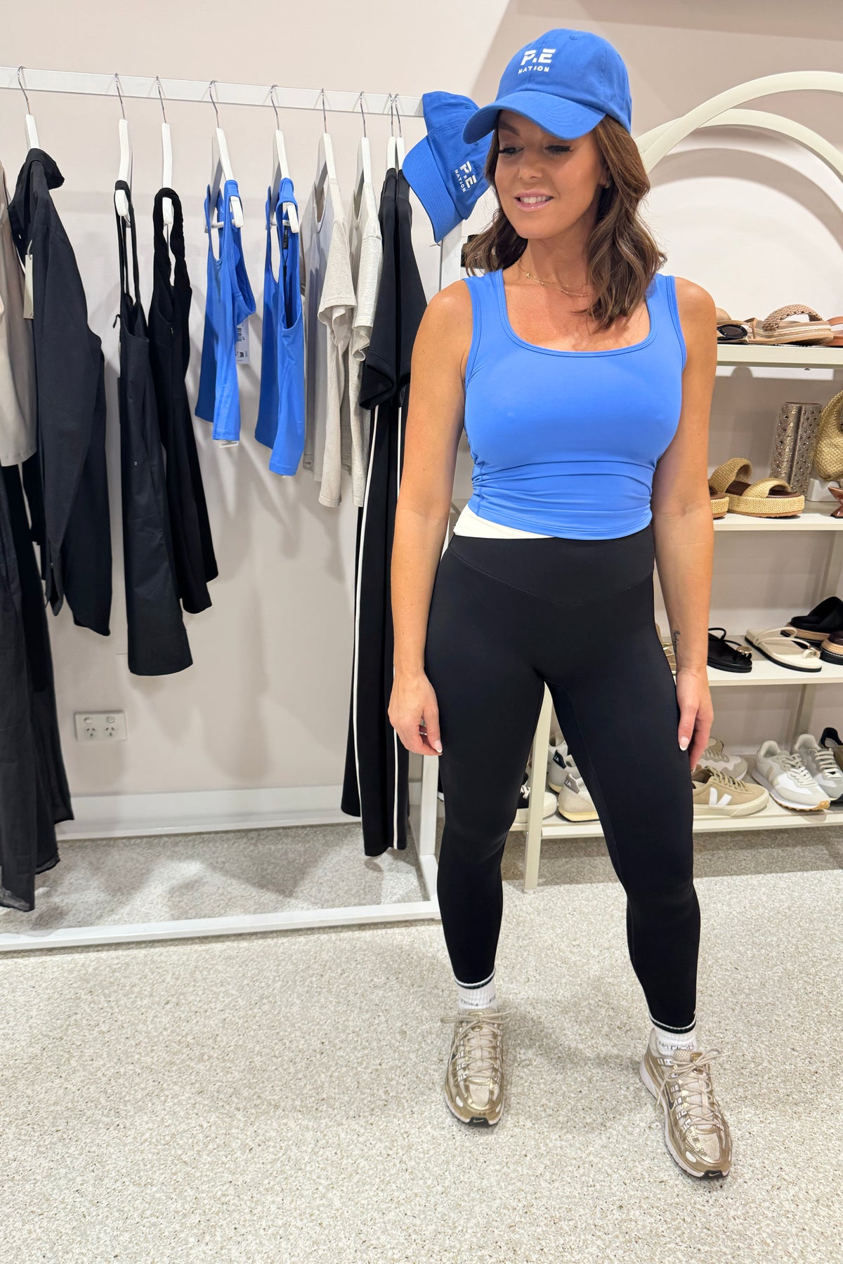 P.E Nation Refine Scoop Tank | Palace Blue