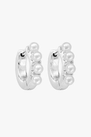Liberte Perla Huggie | Silver