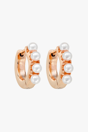 Liberte Perla Huggie | Rose Gold