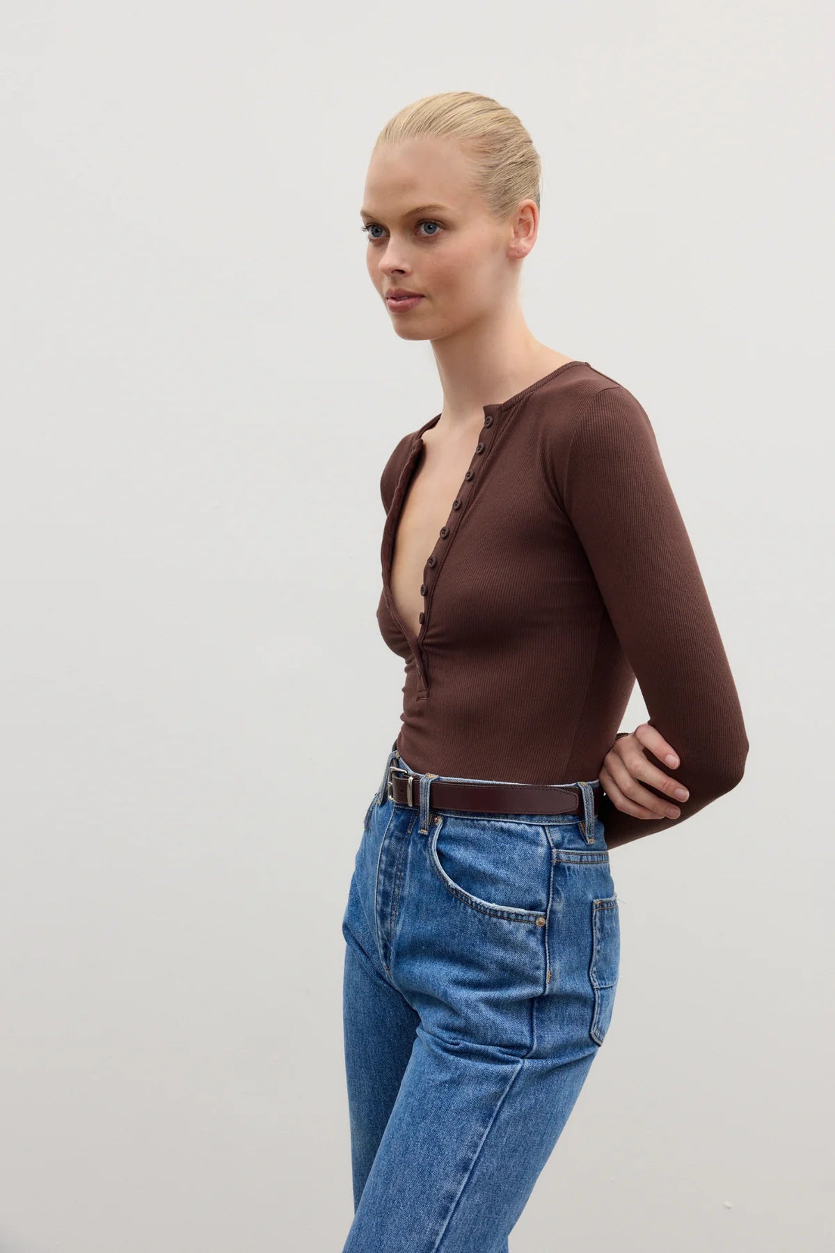 Bayse Brand Lara Bodysuit | Chocolate || BEST SELLER RESTOCKED