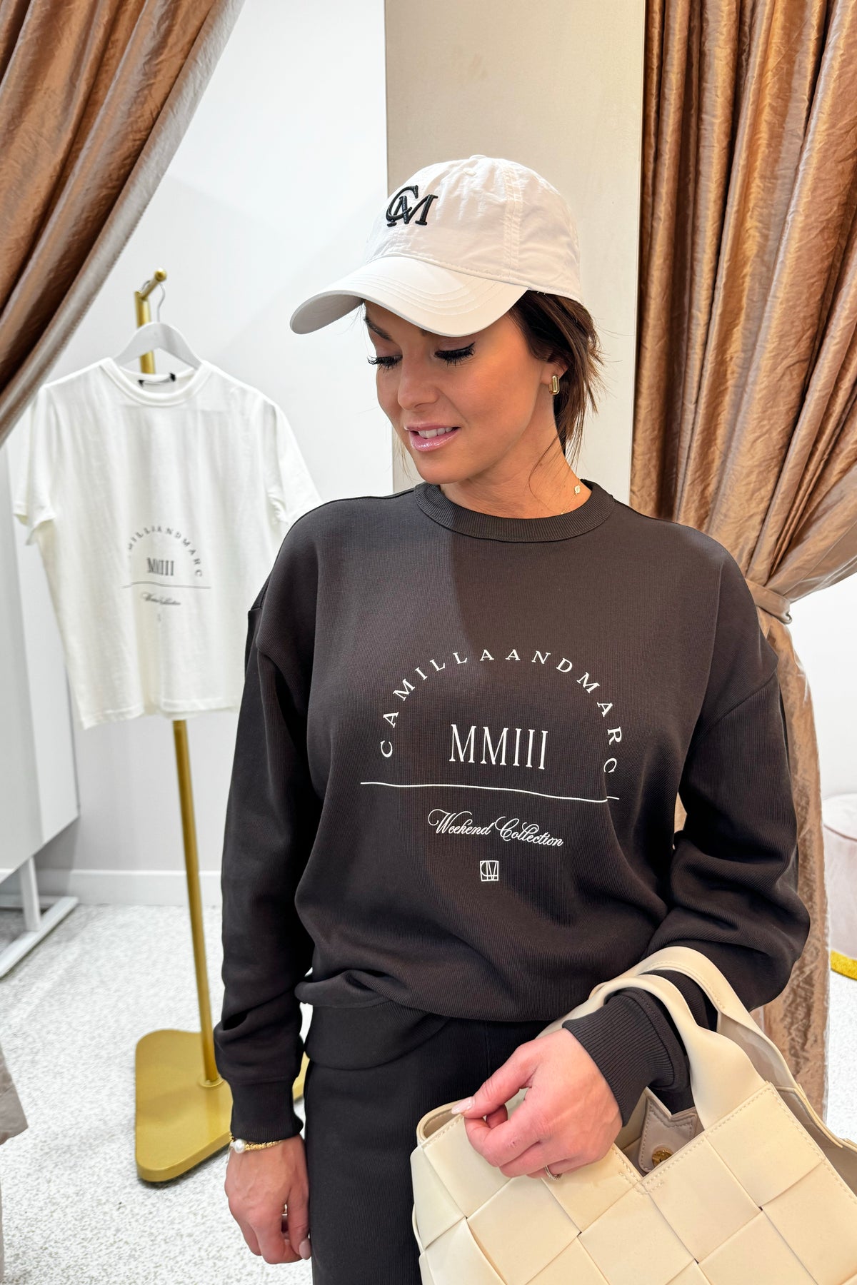 C&M Camilla & Marc James Cap | White