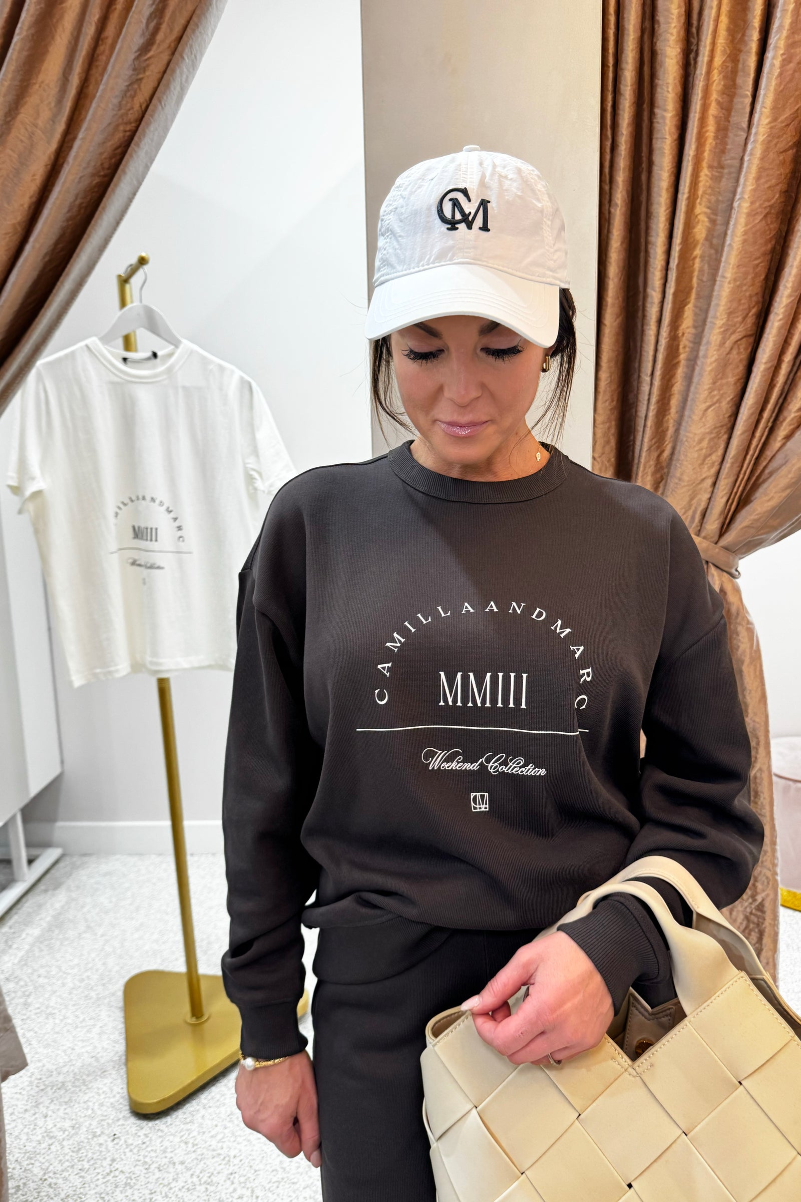 C&M Camilla & Marc James Cap | White