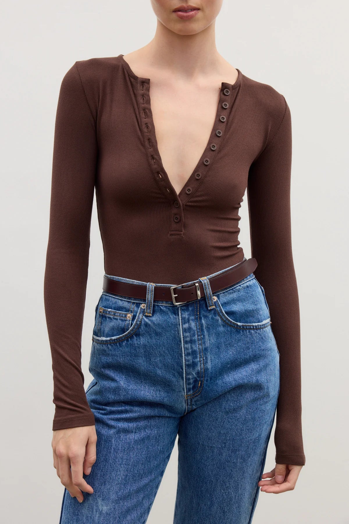 Bayse Brand Lara Bodysuit | Chocolate || BEST SELLER RESTOCKED