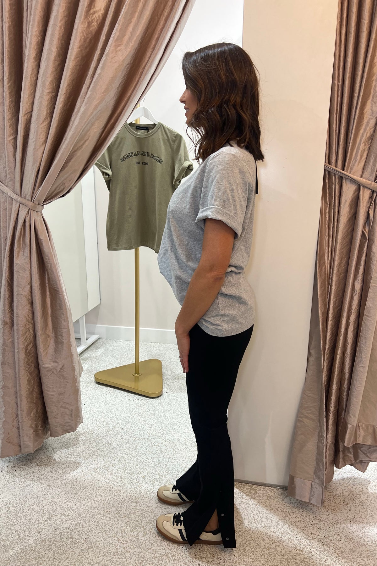 C&M Camilla & Marc Grayson Tee | Grey Marl