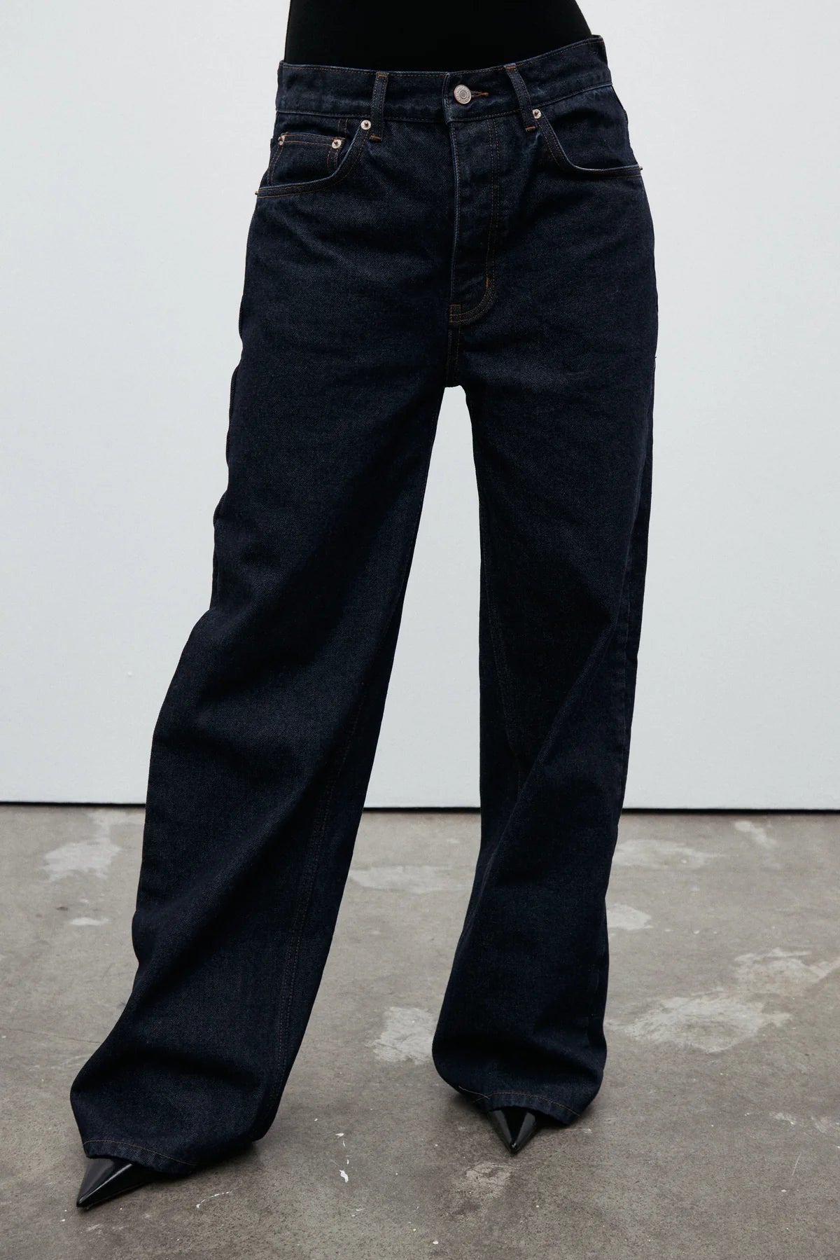 Bayse Brand Perry Denim Jeans | Dress Blue