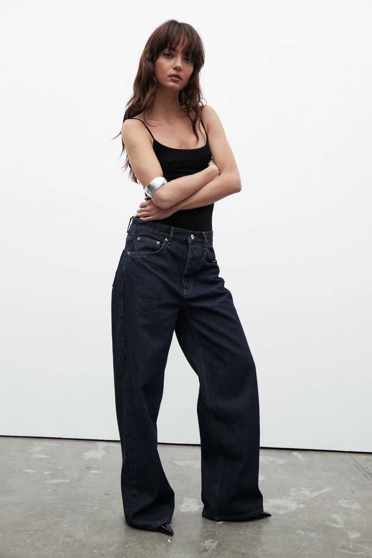 Bayse Brand Perry Denim Jeans | Dress Blue