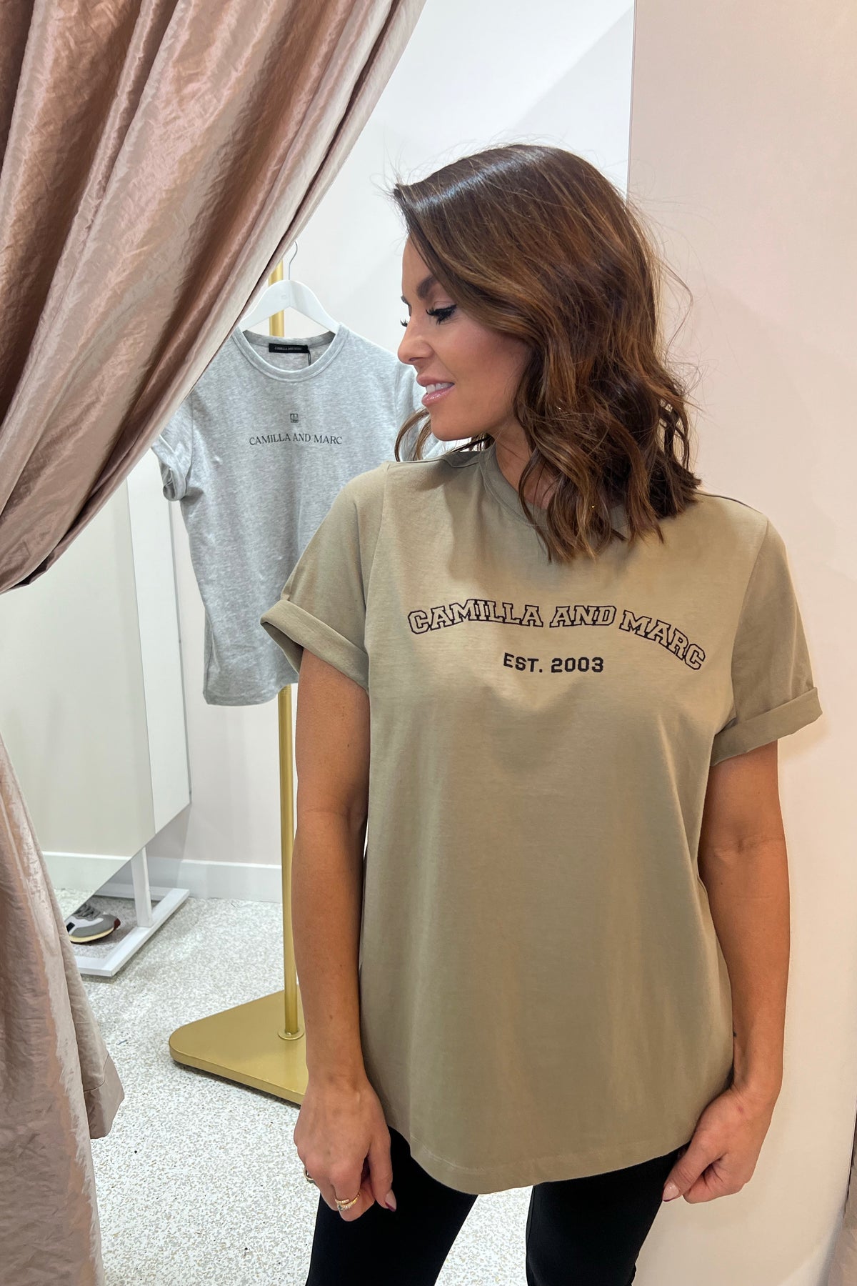 C&M Camilla & Marc Odessa Graphic Tee | Sea Grass