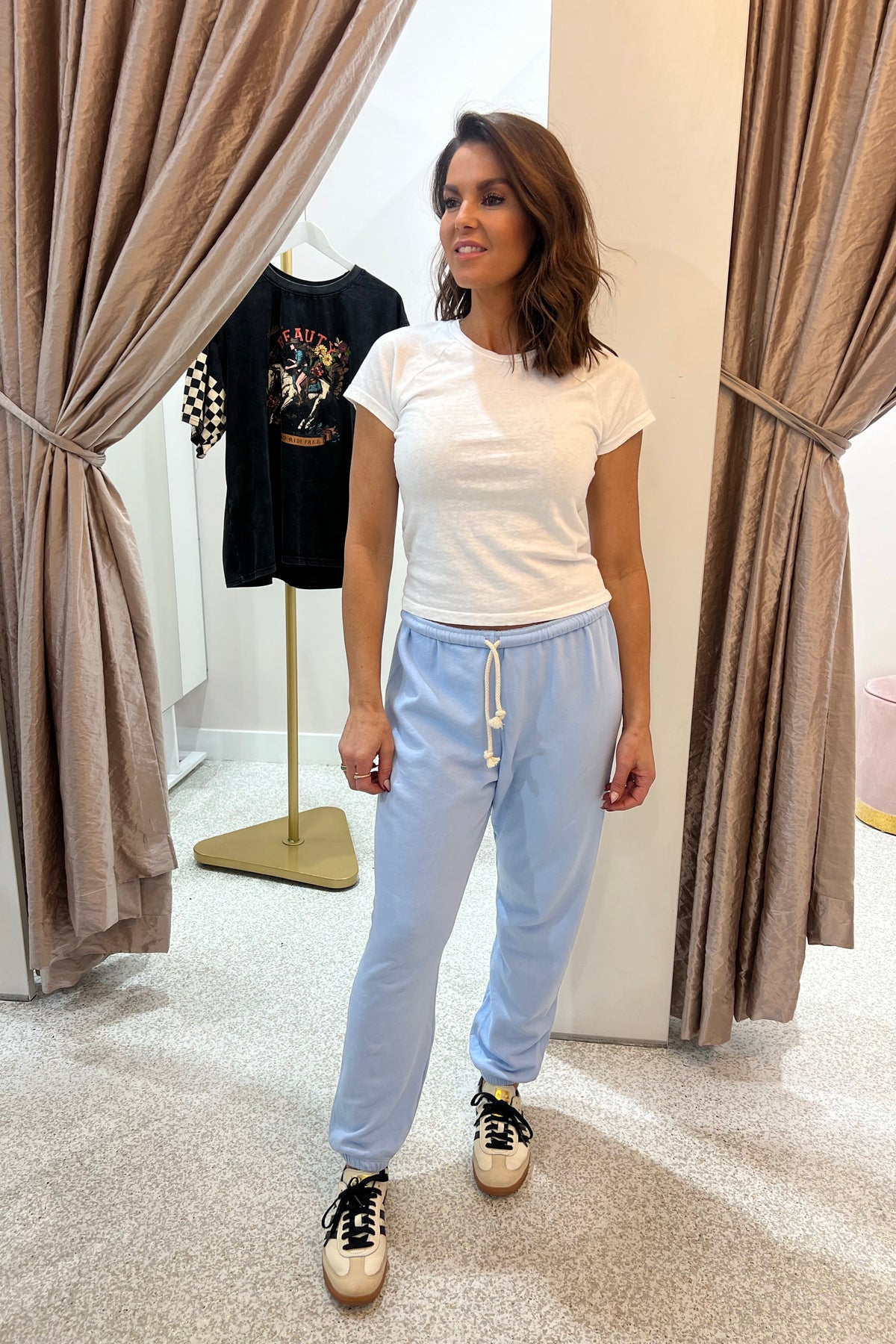 Perfect White Tee April Recycled Cotton Raglan Baby Tee | White