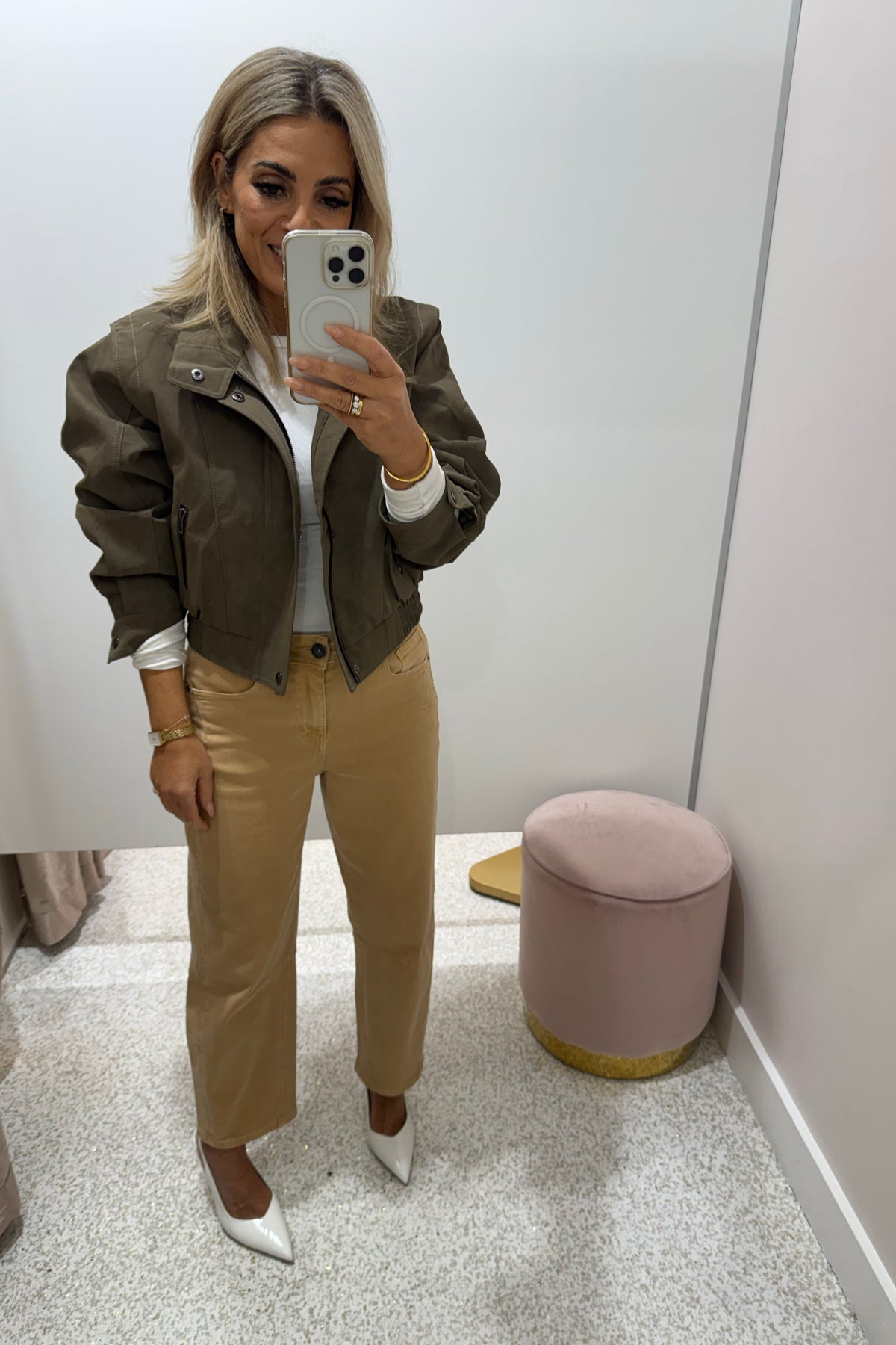 Chosen By Fifi & Annie The Tonia Relaxed Cropped Denim Jean | Clay