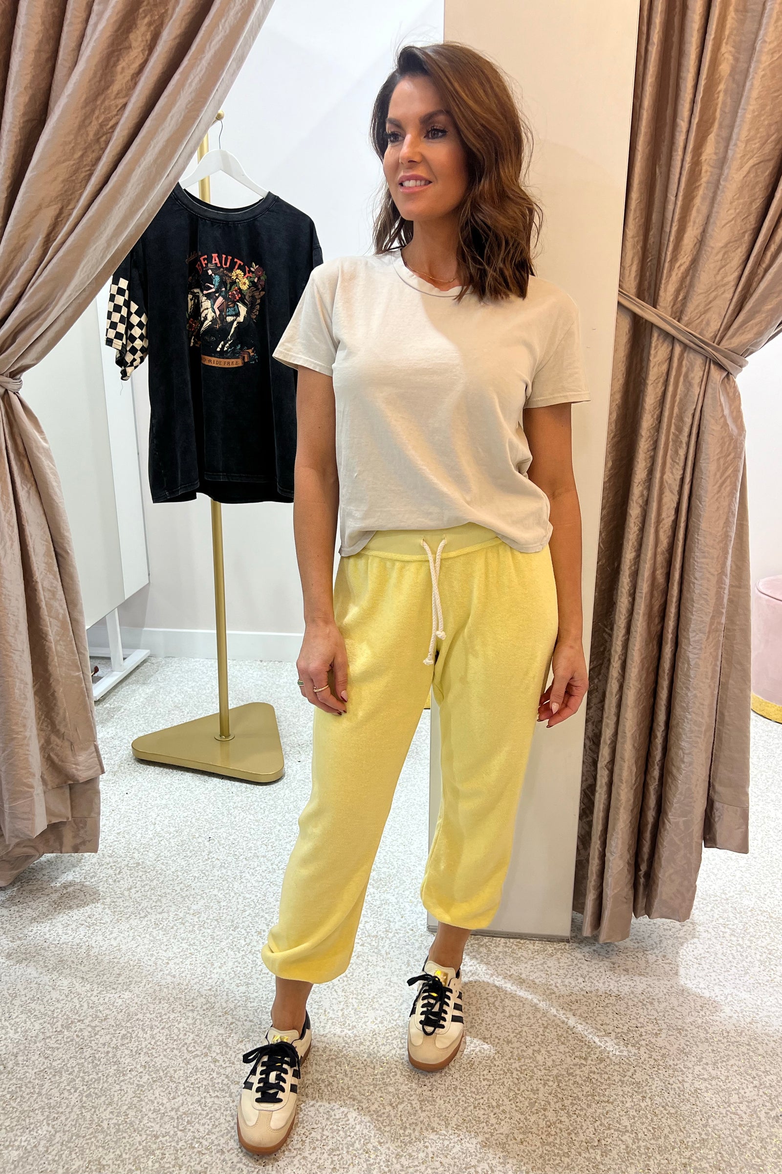 Perfect White Tee Harley Boxy Crew Tee | Putty