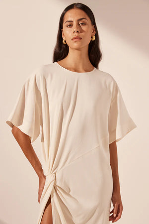 Shona Joy Iliad T Shirt Midi Dress | Rice