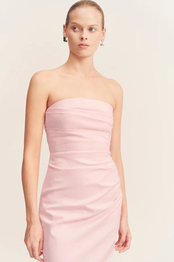 Shona Joy Strapless Draped Maxi Dress | Fairyfloss