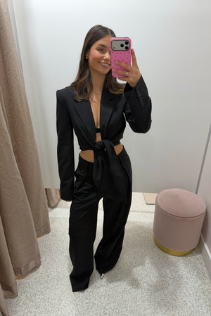 Bec + Bridge Eleanora Cropped Jacket | Black