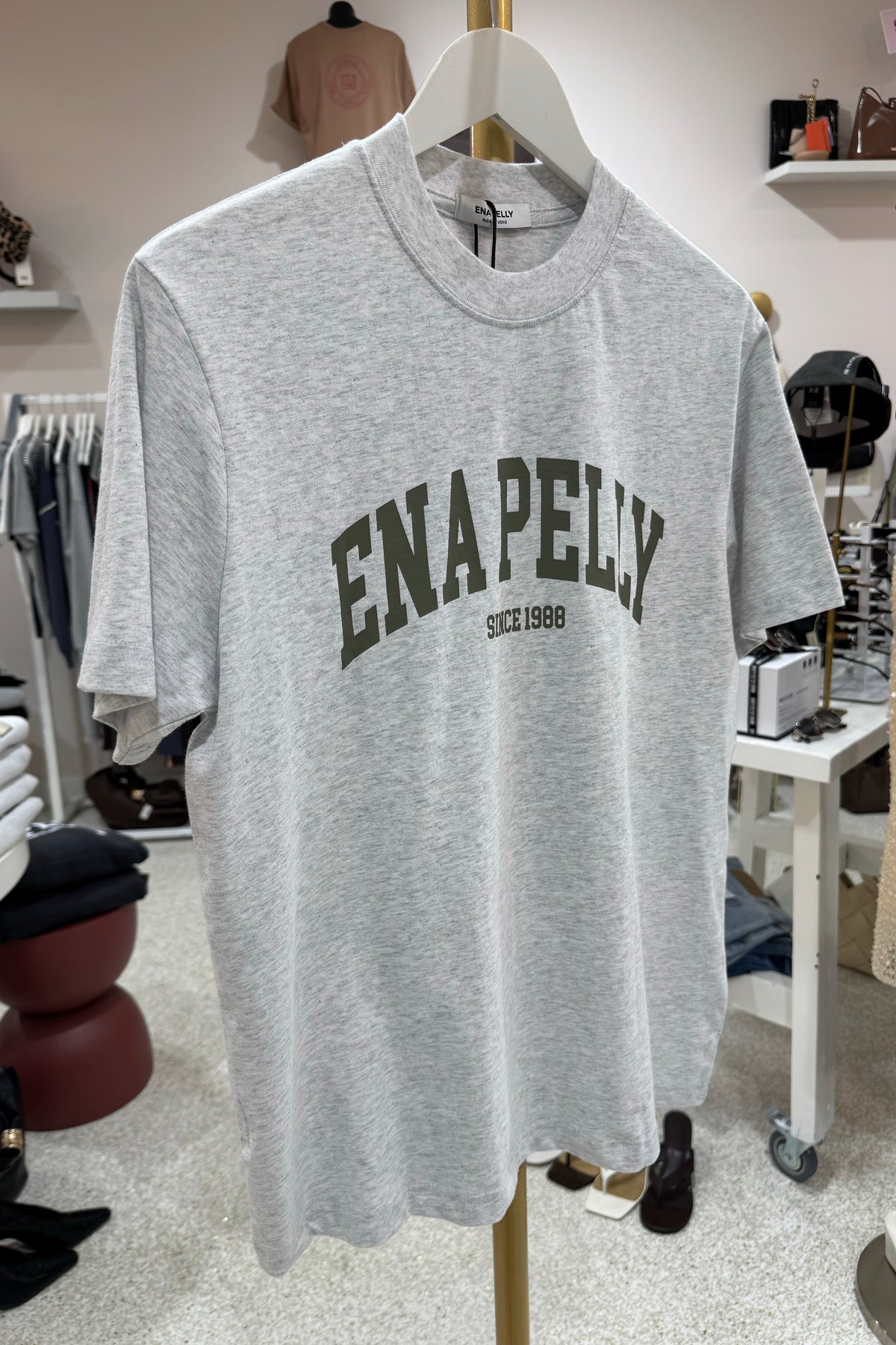 Ena Pelly Sophia Relaxed Tee | White Marle
