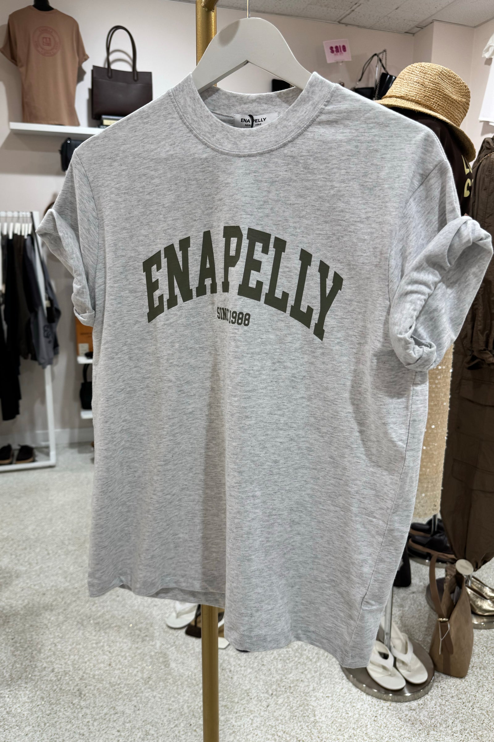 Ena Pelly Sophia Relaxed Tee | White Marle