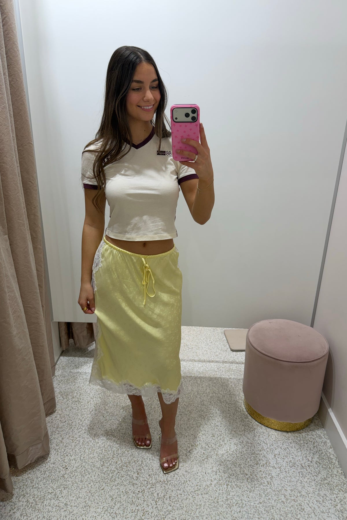 Bec + Bridge Zana Midi Skirt | Lemon