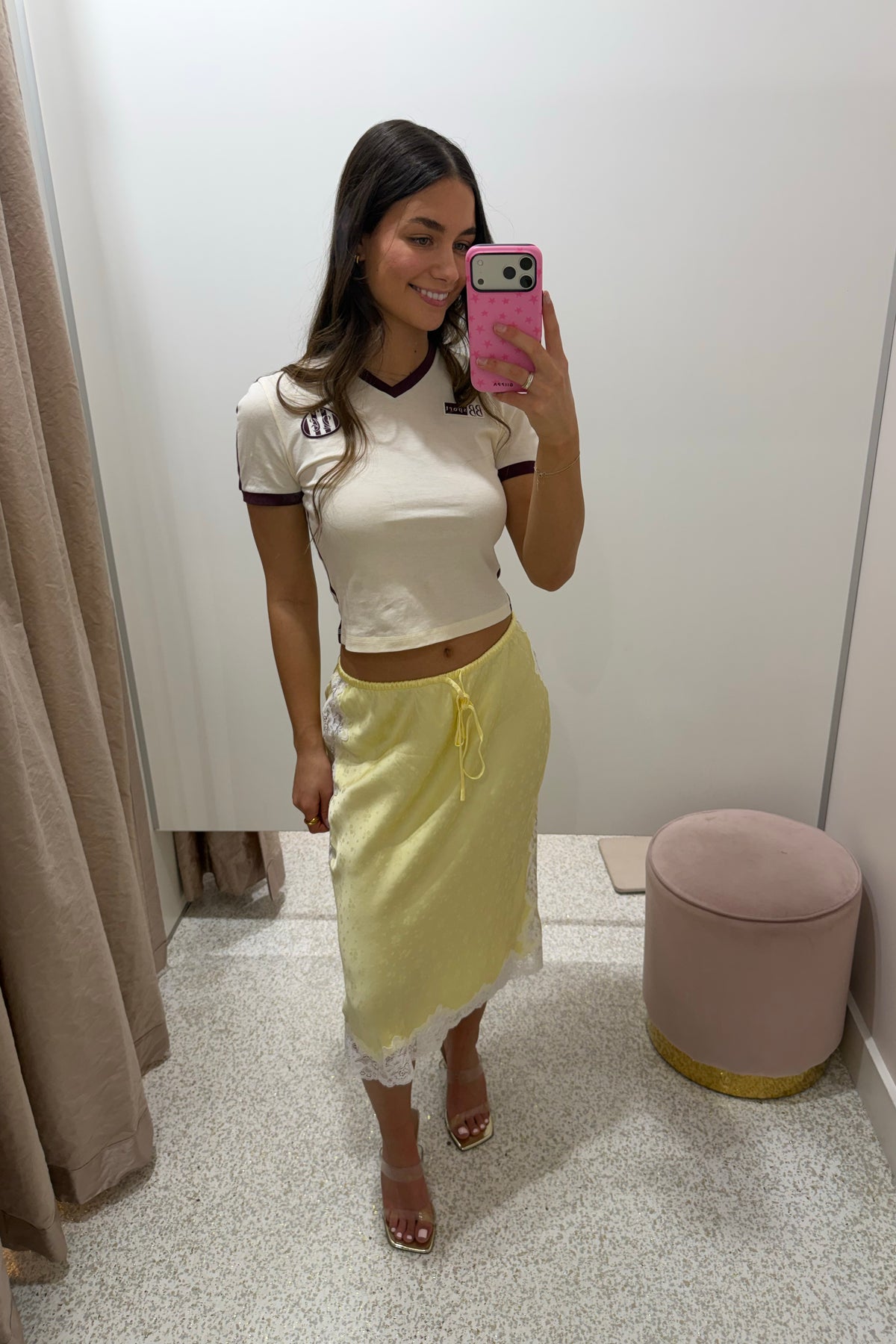 Bec + Bridge Zana Midi Skirt | Lemon