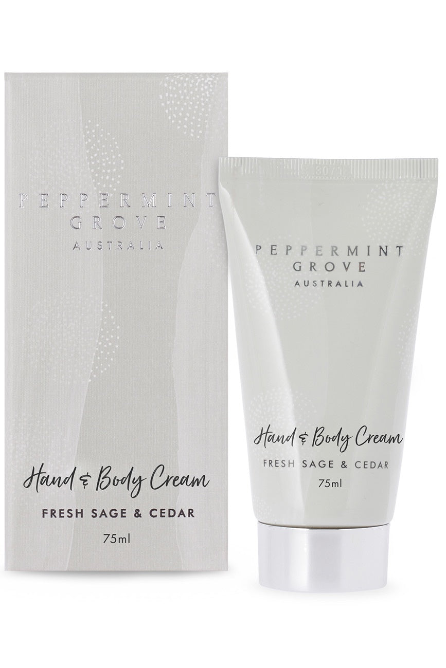 Peppermint Grove Hand Cream Tube | Fresh Sage & Cedar