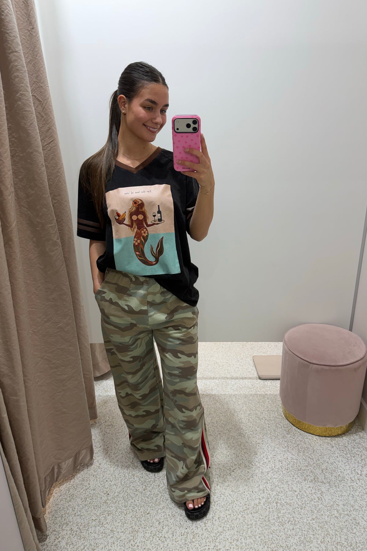 Chosen By Fifi & Annie The Faded Camo Wide Leg Pant | Camo