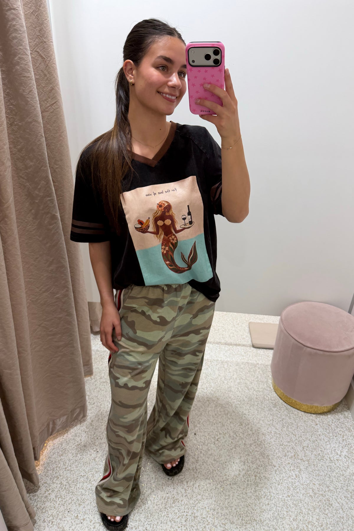 Chosen By Fifi & Annie The Faded Camo Wide Leg Pant | Camo