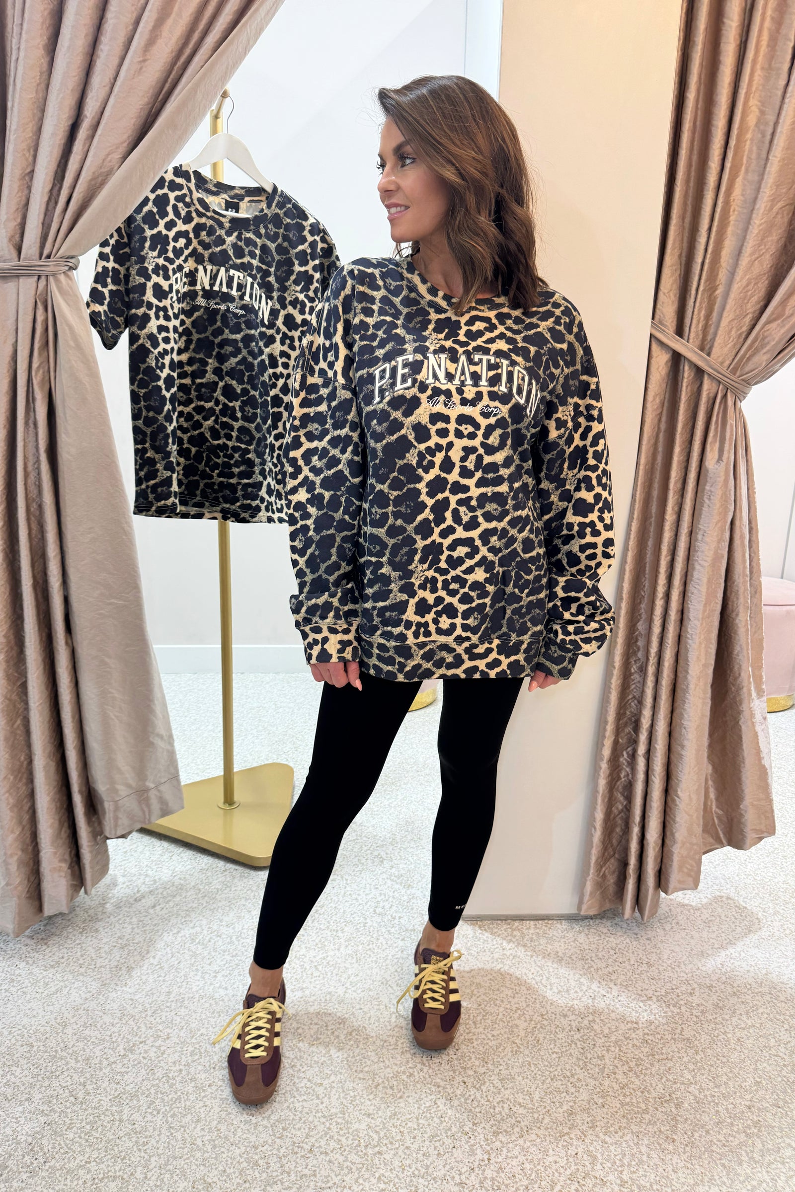 P.E Nation Heritage Sweat | Leopard Print