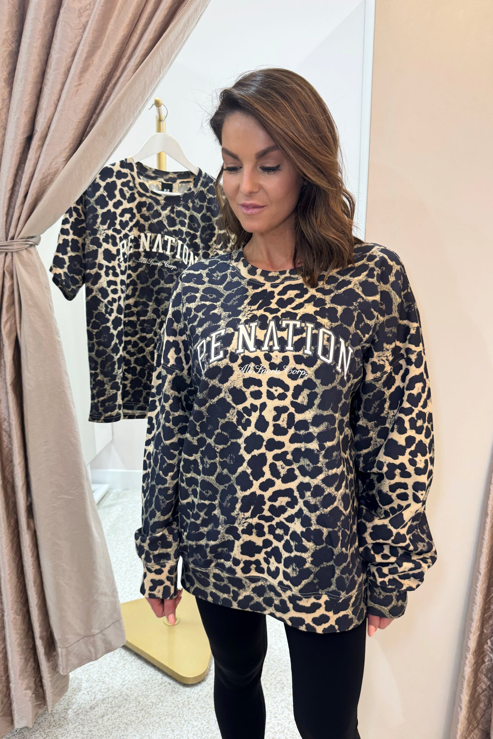 P.E Nation Heritage Sweat | Leopard Print