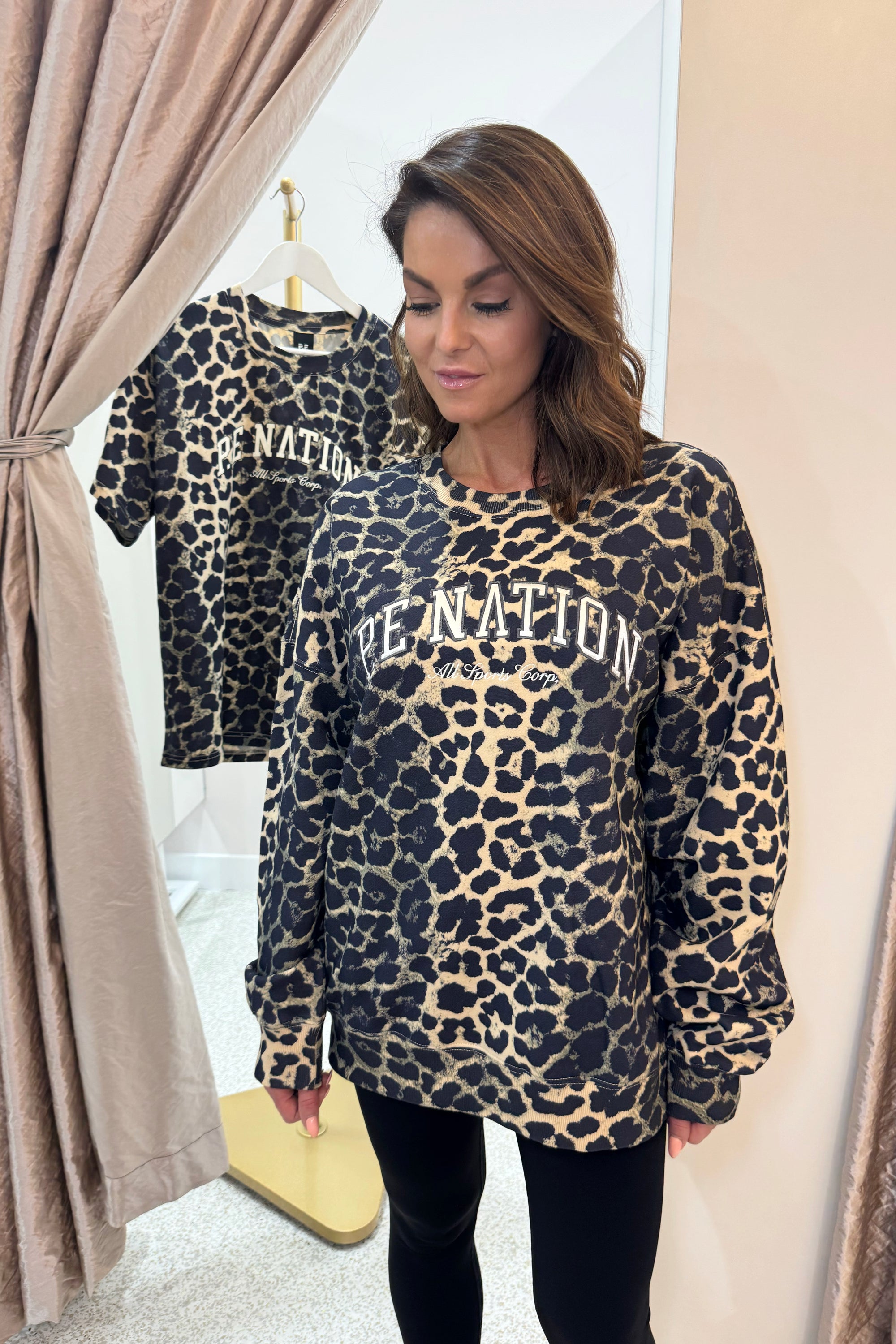 P.E Nation Heritage Sweat | Leopard Print