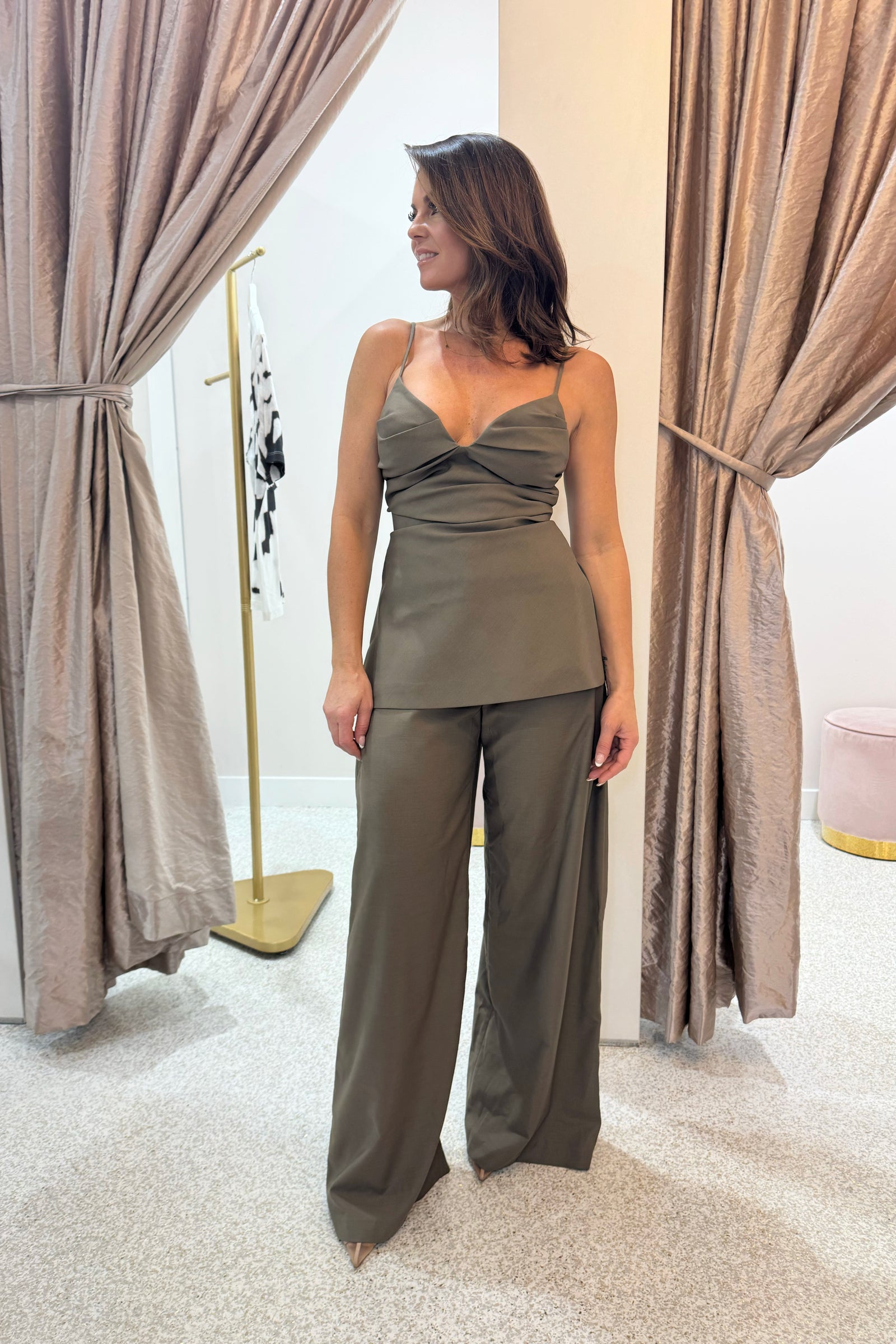 Acler Himley Top | Pecan