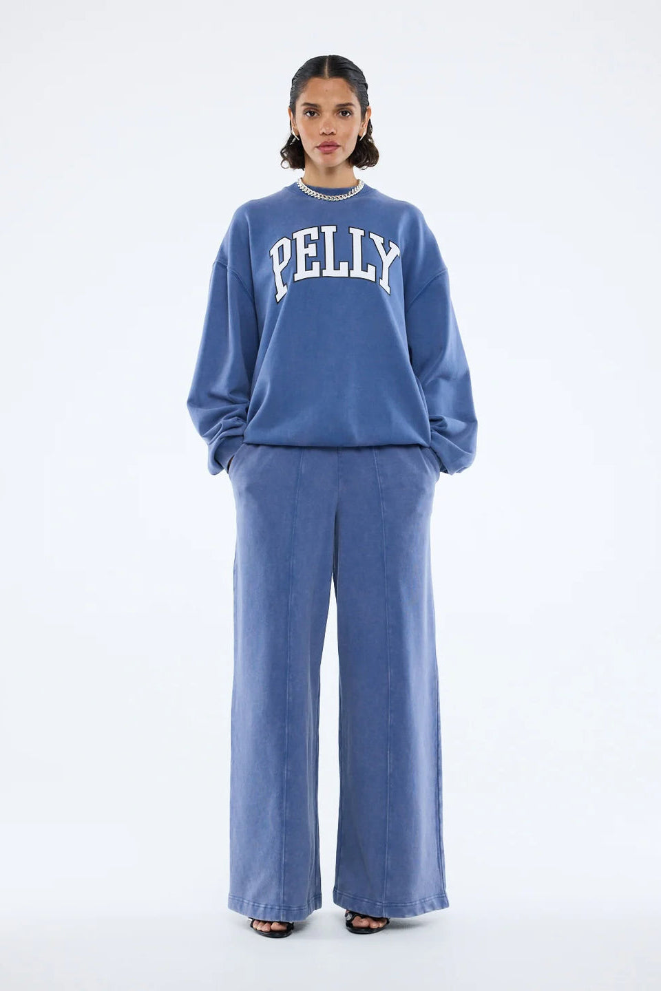 Ena Pelly EP Varsity Sweatshirt | Indigo Wash