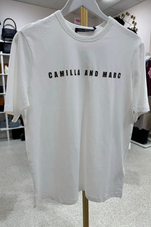 C&M Camilla & Marc Anca Graphic Tee | Soft White