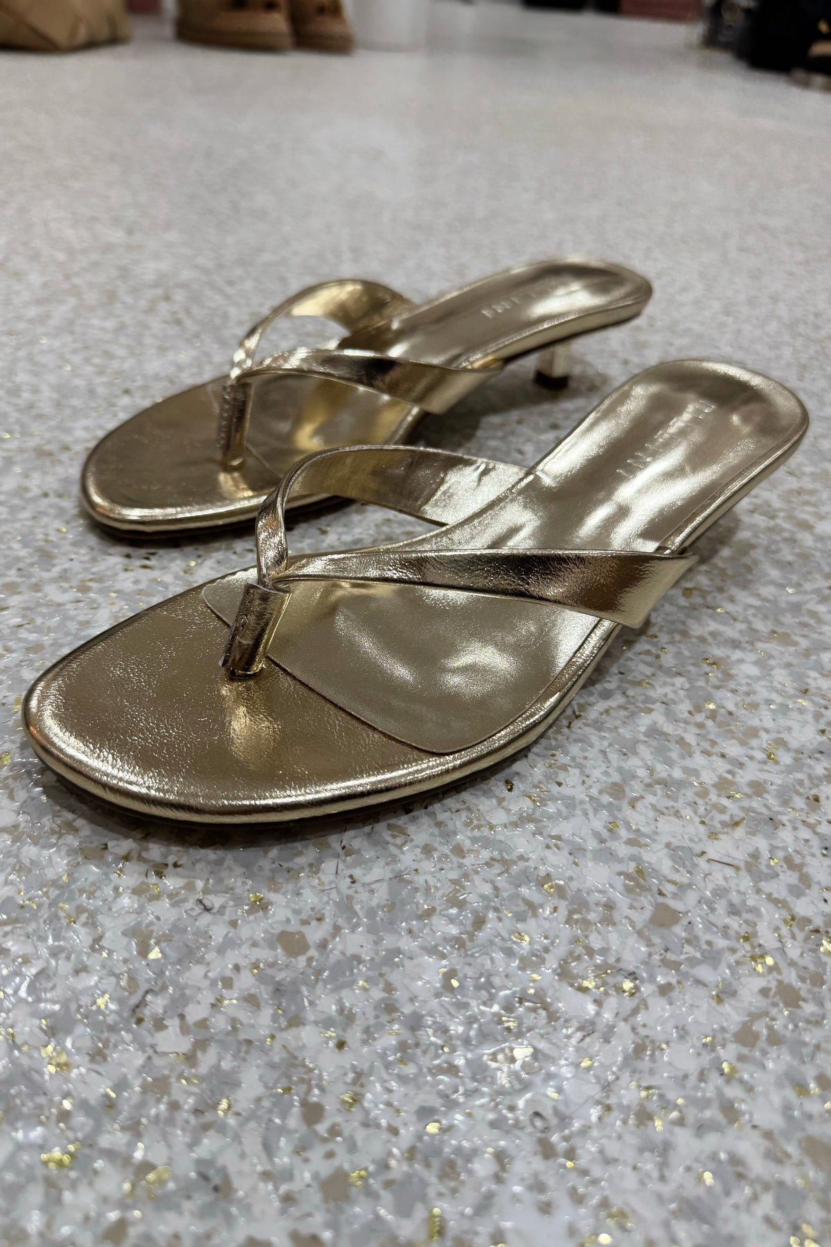 Billini Corrie Heel | Gold Metallic