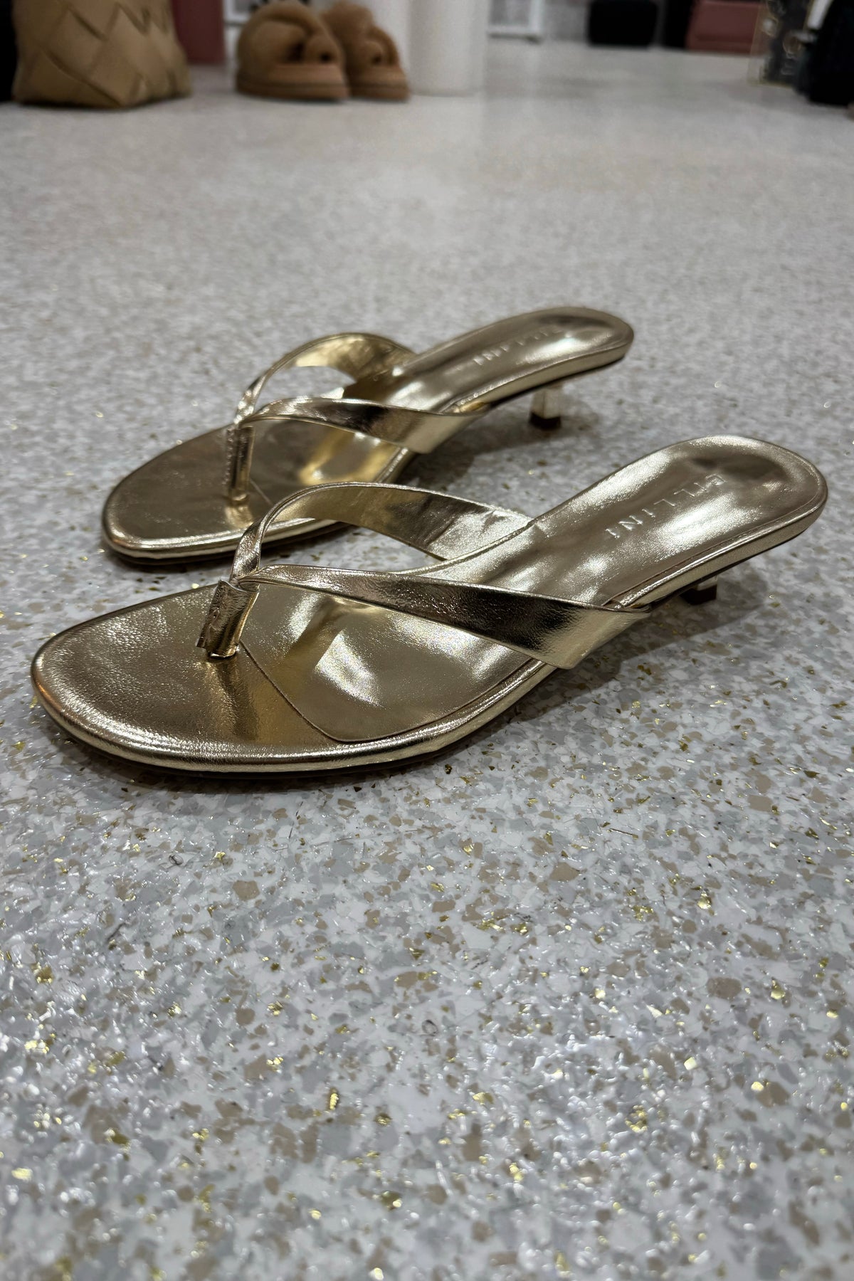 Billini Corrie Heel | Gold Metallic