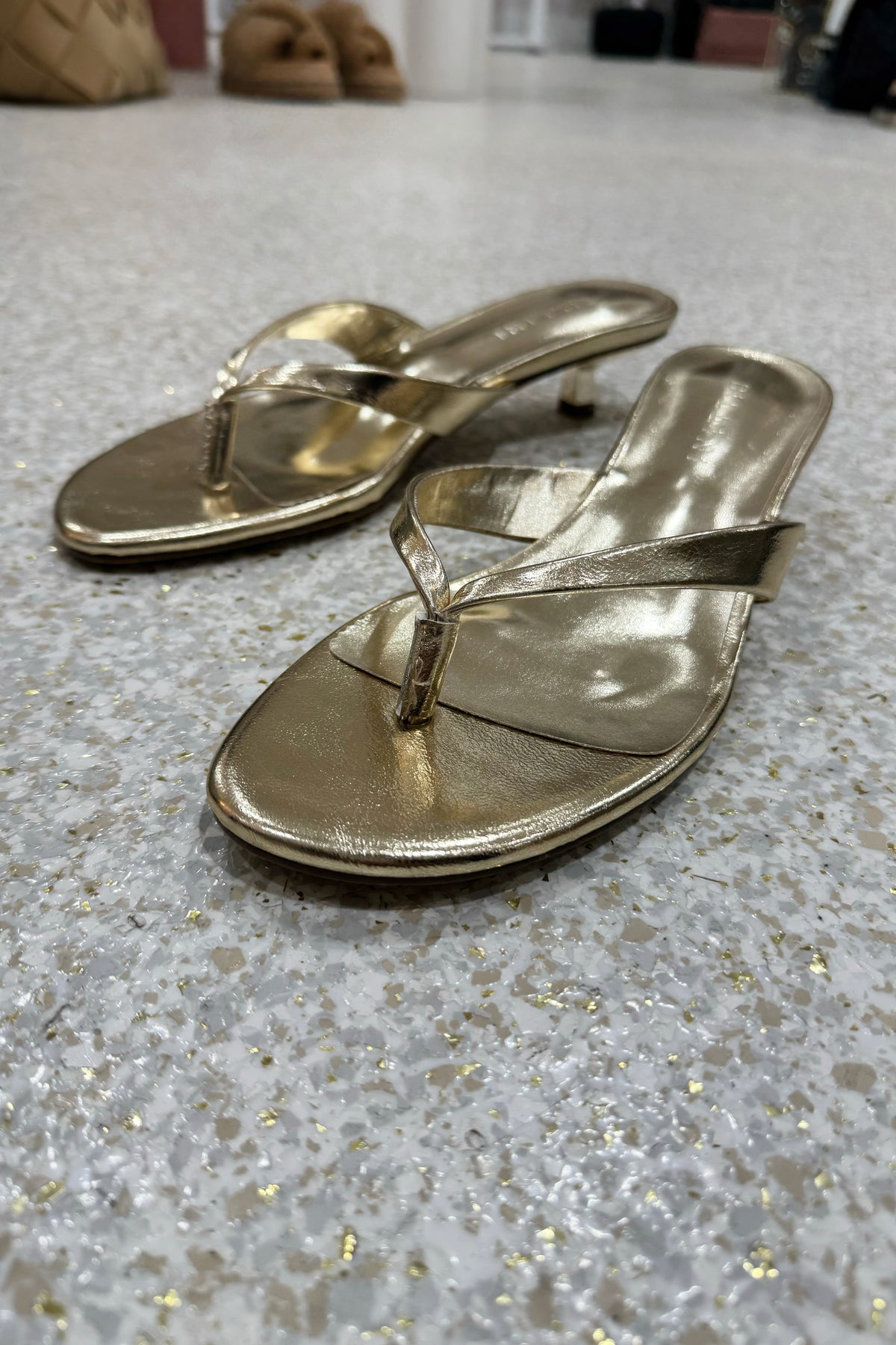 Billini Corrie Heel | Gold Metallic