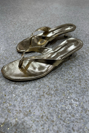 Billini Corrie Heel | Gold Metallic