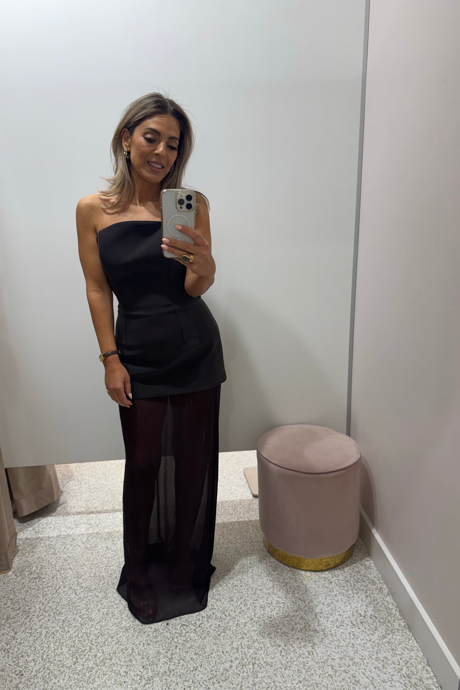 Bec + Bridge Theodora Strapless Maxi Dress | Espresso