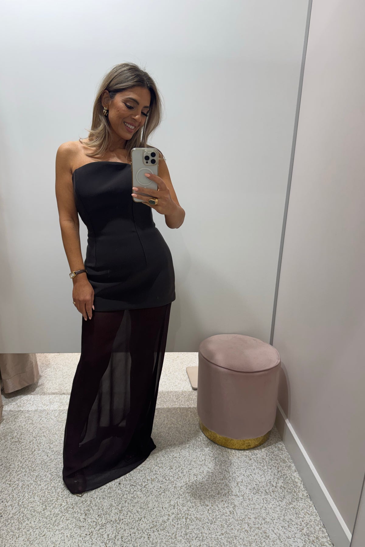 Bec + Bridge Theodora Strapless Maxi Dress | Espresso