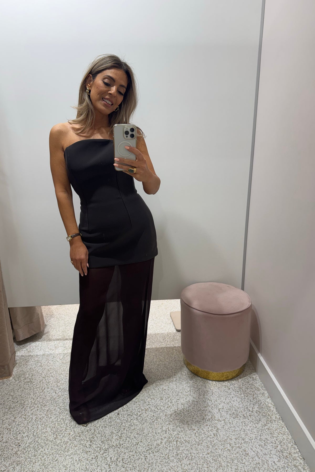 Bec + Bridge Theodora Strapless Maxi Dress | Espresso