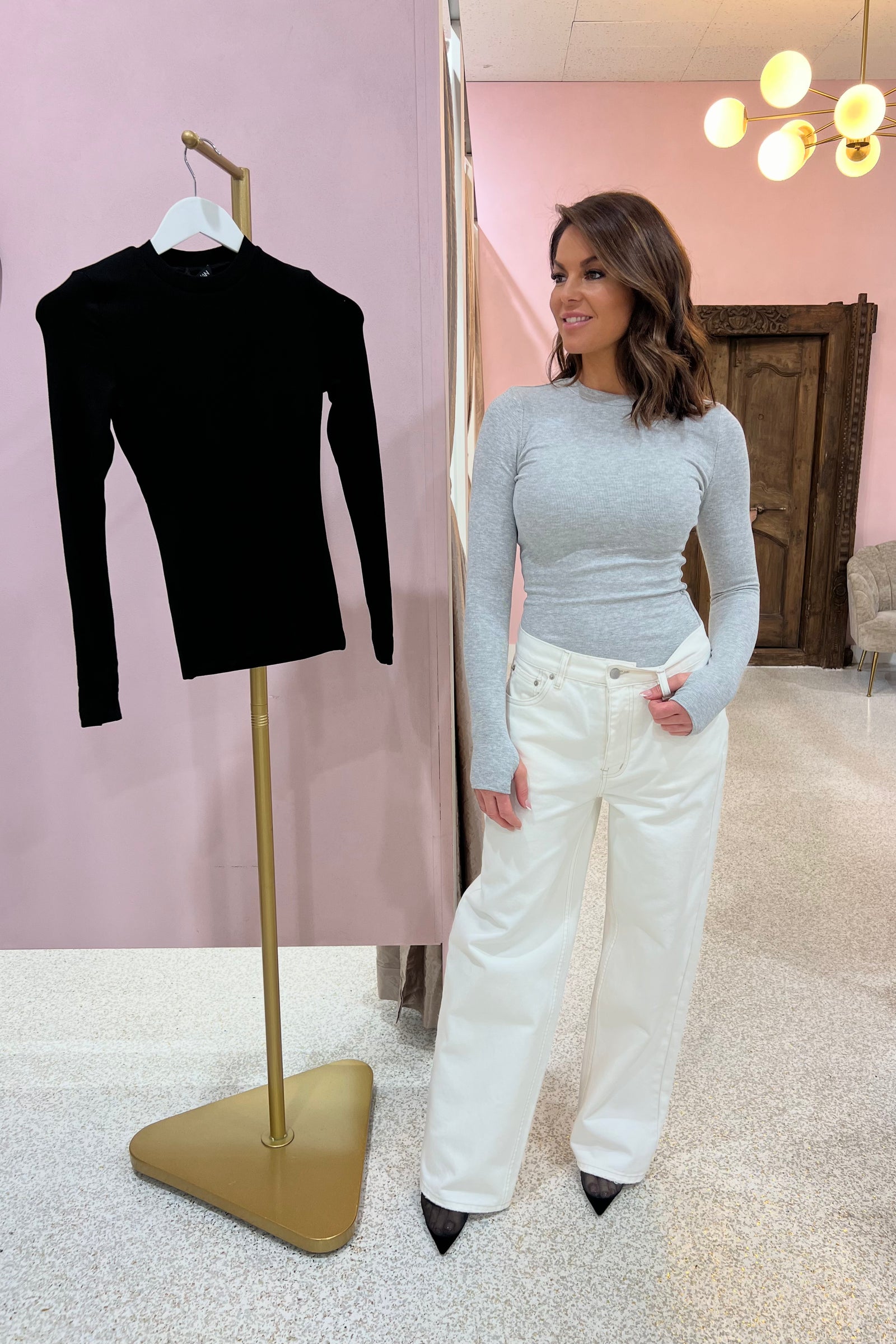 Mossman The Brooklyn Top | Grey Marle