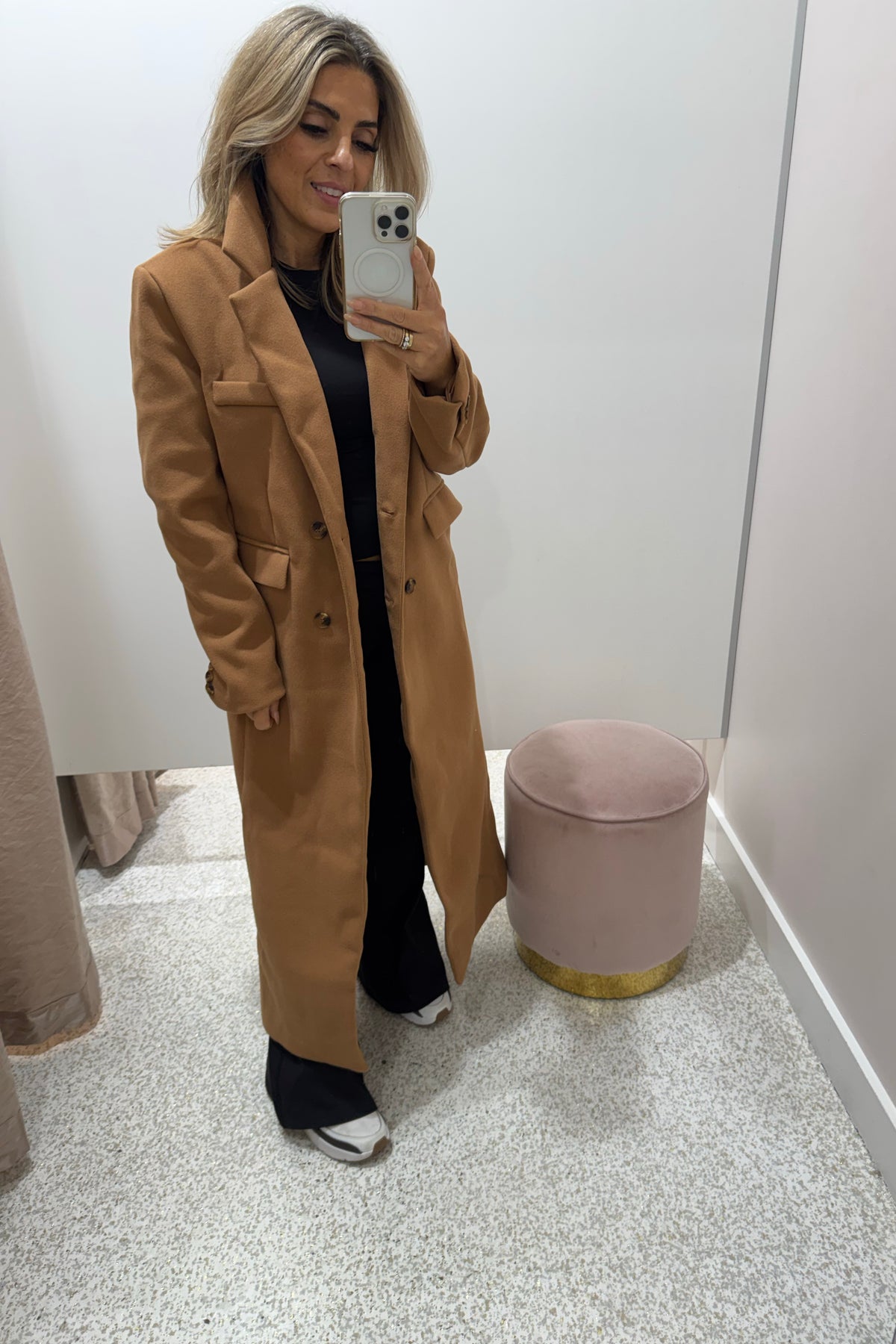 Chosen By Fifi & Annie The Carter Full Length Coat | Camel